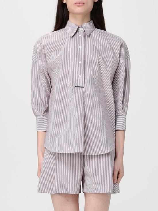 26SS 브루넬로 쿠치넬리 셔츠 MH741NG805 C2048 Burgundy