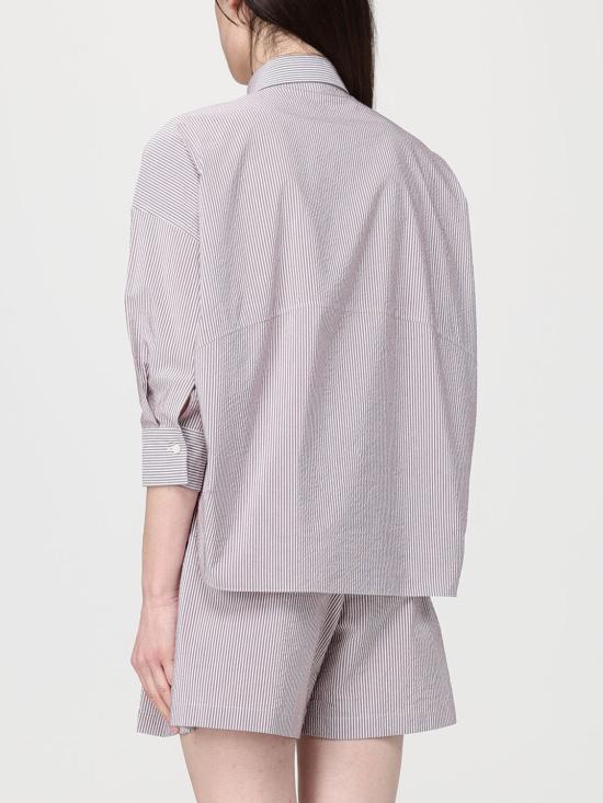 26SS 브루넬로 쿠치넬리 셔츠 MH741NG805 C2048 Burgundy - BRUNELLO CUCINELLI