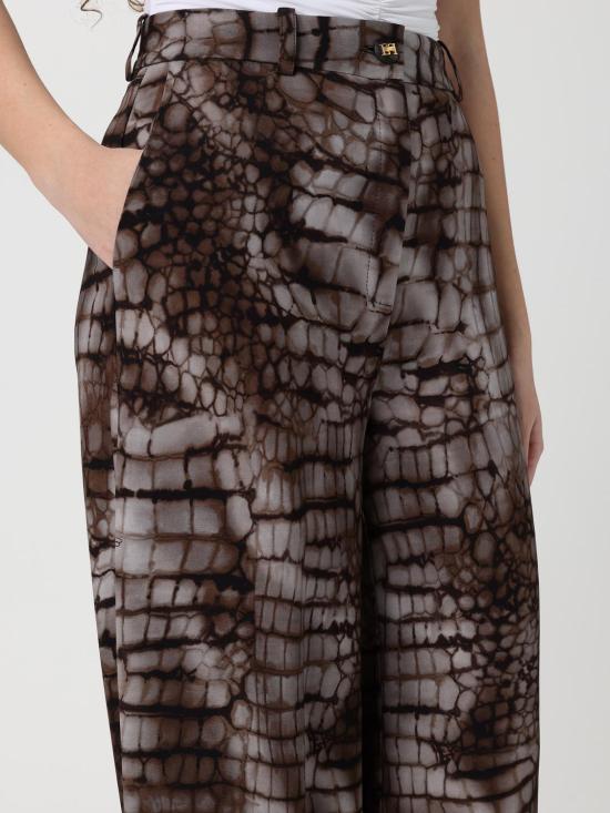 26SS 엘리자베타프랜치 팔라초 팬츠 PA16261E2 644 Brown - ELISABETTA FRANCHI