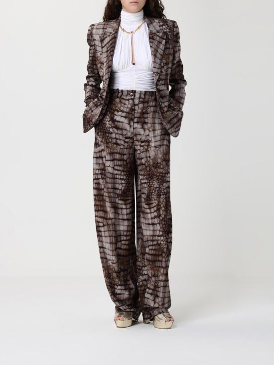 26SS 엘리자베타프랜치 팔라초 팬츠 PA16261E2 644 Brown - ELISABETTA FRANCHI