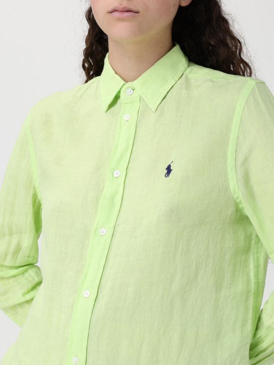 26SS 폴로 랄프로렌 포니 자수 리넨 셔츠 (211970730009) 211970730 509 Lemon - POLO RALPH LAUREN