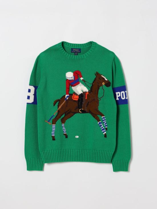 26SS [키즈] 폴로 랄프로렌 풀오버 323A95629 001 Green