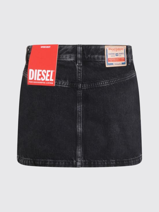 26SS 디젤 데님 스커트 A0493509P09 02 Black - DIESEL