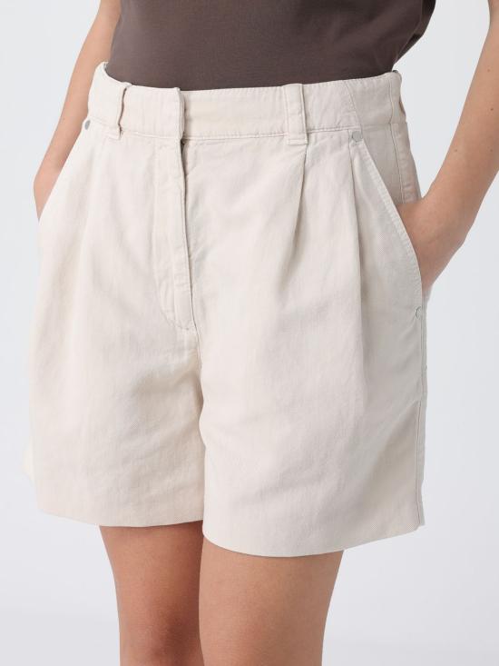 26SS 브루넬로 쿠치넬리 숏팬츠 ML996P5761 C8739 Beige - BRUNELLO CUCINELLI