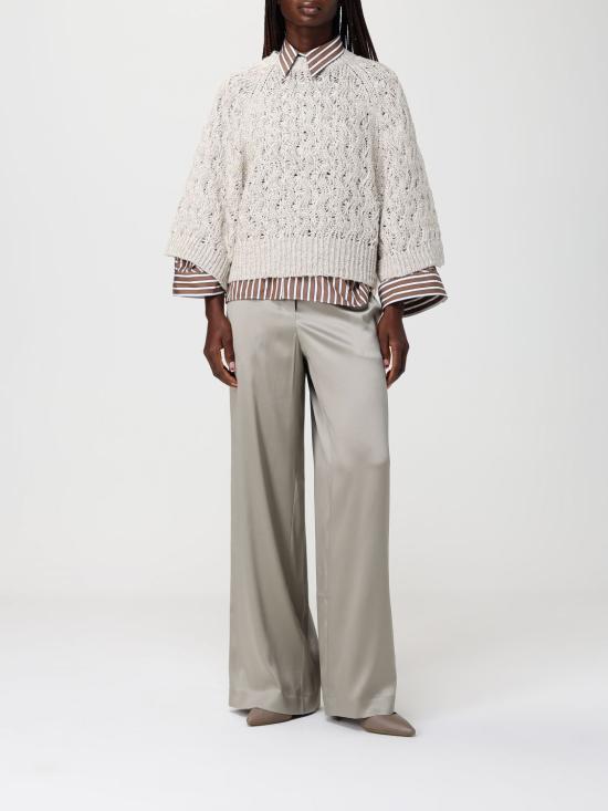 26SS 브루넬로 쿠치넬리 스웨터 MEA371100 CLY85 Beige - BRUNELLO CUCINELLI