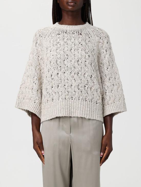 26SS 브루넬로 쿠치넬리 스웨터 MEA371100 CLY85 Beige