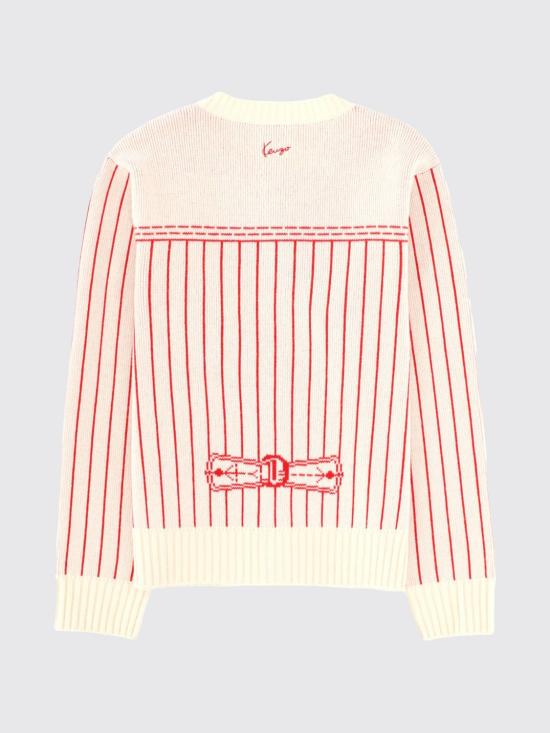 26SS 겐조 트롱프뢰유 가디건 FG55CA7683DH 02 White - KENZO
