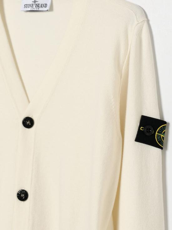 26SS [키즈] 스톤 아일랜드 풀오버 5100003S00B2 V0001 White - STONE ISLAND