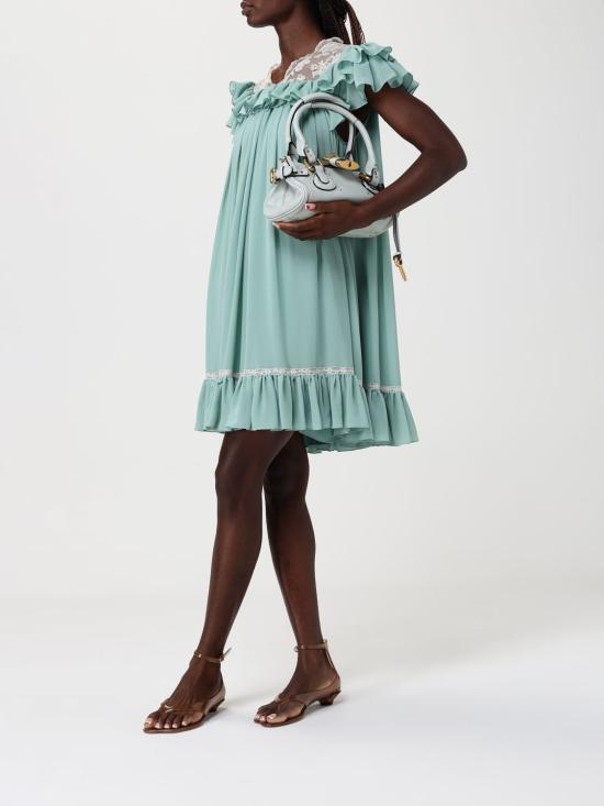 26SS 끌로에 롱 원피스 CH26SRO75002 34F Green - CHLOE