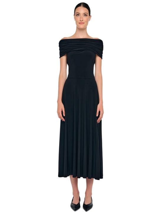 26SS 노마카말리 롱 원피스 KK1263PLT51001sleeveless cowl neck hooded flared dress to midcalf - NORMA KAMALI