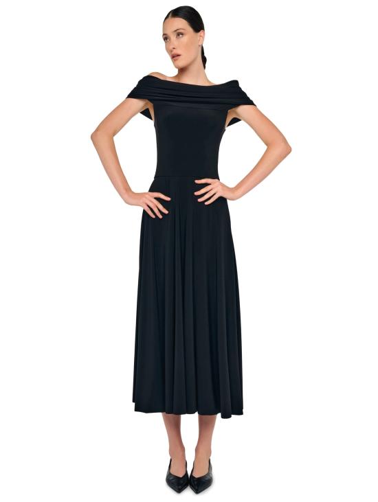 26SS 노마카말리 롱 원피스 KK1263PLT51001sleeveless cowl neck hooded flared dress to midcalf - NORMA KAMALI