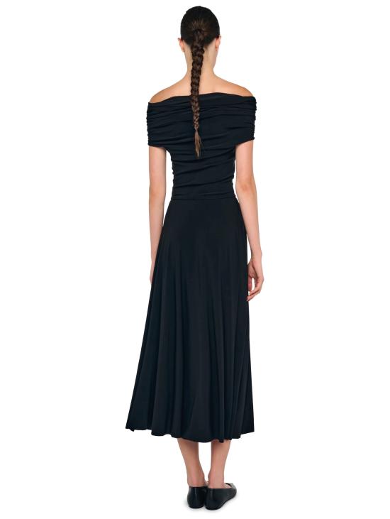 26SS 노마카말리 롱 원피스 KK1263PLT51001sleeveless cowl neck hooded flared dress to midcalf - NORMA KAMALI