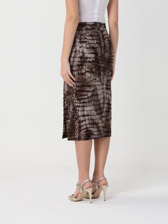 26SS 엘리자베타프랜치 미디 스커트 GO14961E2 644 Brown - ELISABETTA FRANCHI