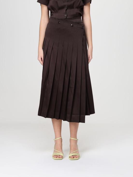 26SS 세미쿠튀르 롱 스커트 Y6SM36 V220 Cocoa