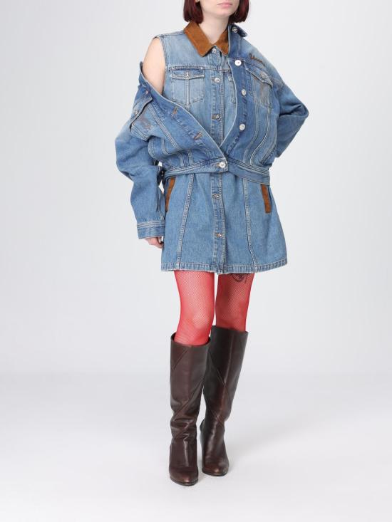 26SS 베르사체 롱 원피스 10226951A16751 1D800 Blue - VERSACE