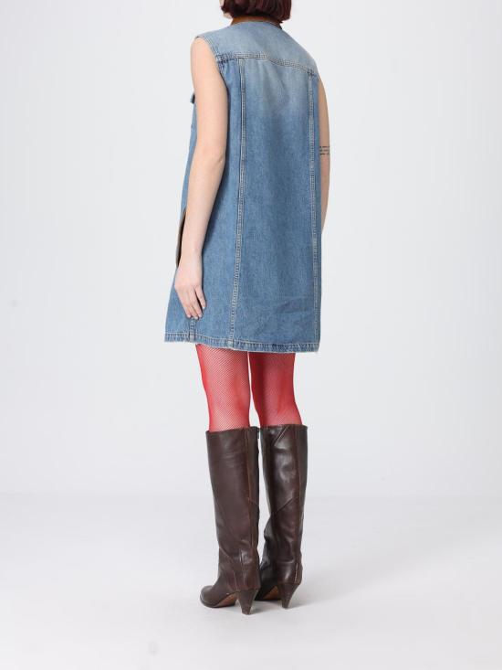 26SS 베르사체 롱 원피스 10226951A16751 1D800 Blue - VERSACE