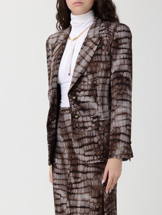 26SS 엘리자베타프랜치 자켓 GI20761E2 644 Brown - ELISABETTA FRANCHI