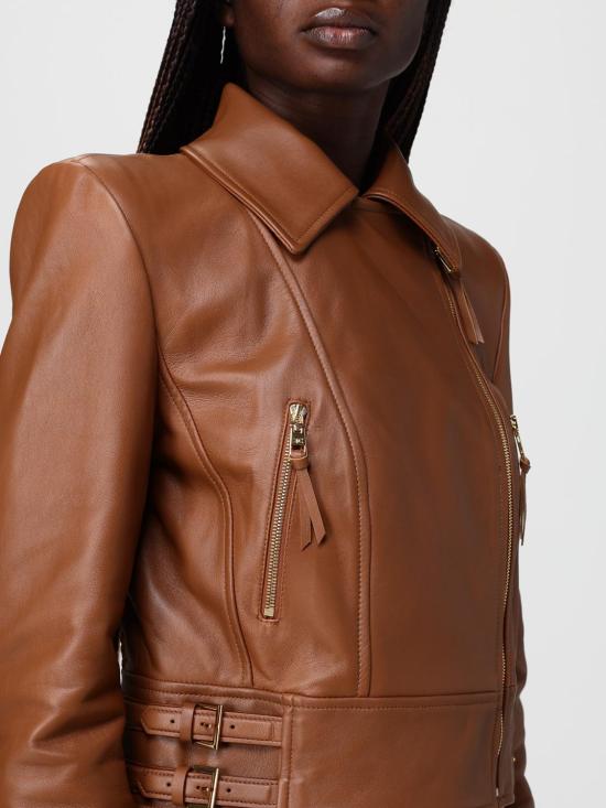 26SS 엘리자베타프랜치 가죽 자켓 GD57Z61E2 600 Leather - ELISABETTA FRANCHI