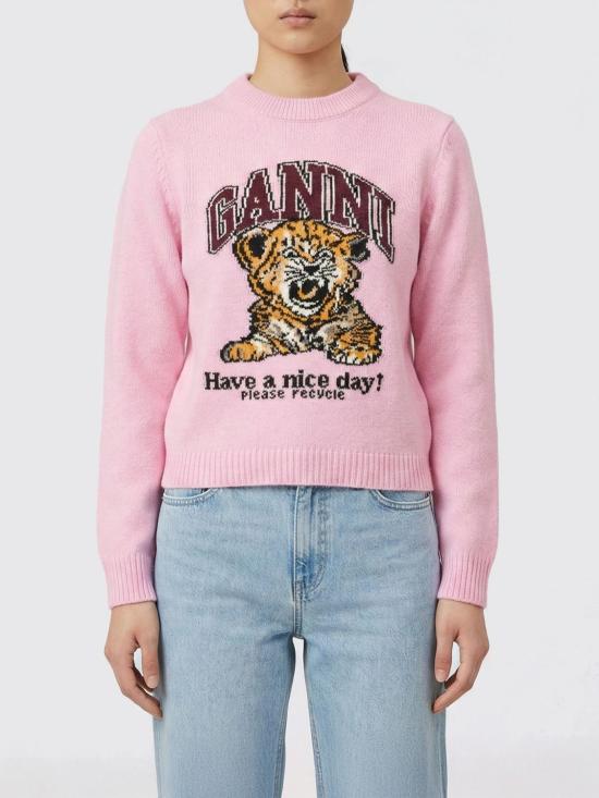 26SS 가니 그래픽 울 니트 A1070265 868 Pink