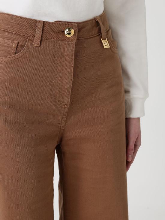 26SS 엘리자베타프랜치 데님 팬츠 PJ23N61E2 AI6 Brown - ELISABETTA FRANCHI