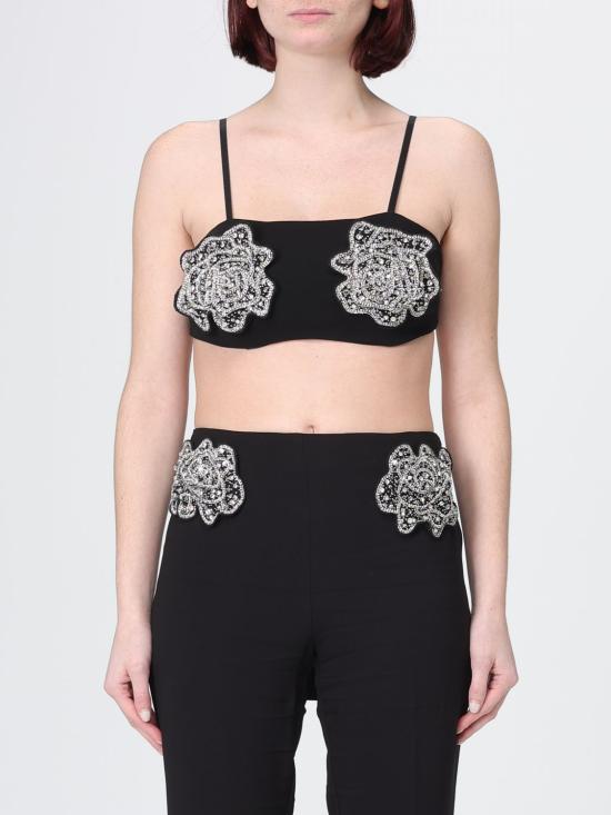 26SS 핑코 민소매 티셔츠 106622A31P Z99 Black