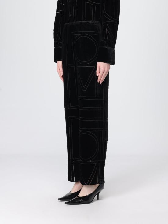 26SS 토템 팬츠 261WRB1092FB0548 001 Black - TOTEME