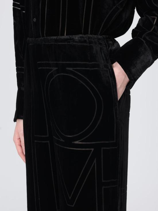 26SS 토템 팬츠 261WRB1092FB0548 001 Black - TOTEME