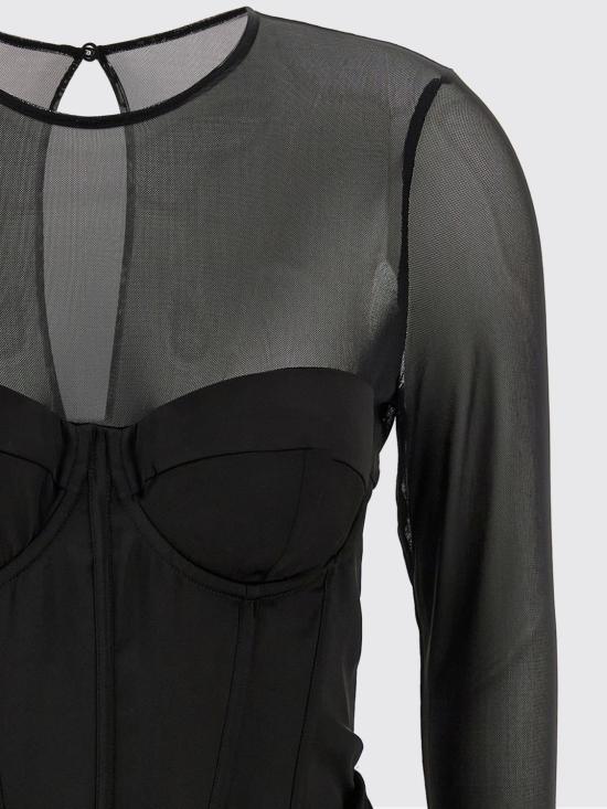 26SS 로테이트 롱 원피스 115252 100 Black - ROTATE