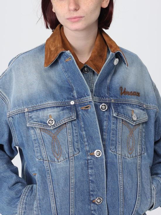 26SS 베르사체 데님 자켓 10226941A16751 1D800 Blue - VERSACE