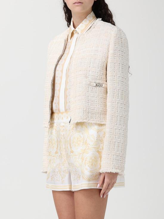 26SS 베르사체 자켓 10230791A16514 1W010 White - VERSACE