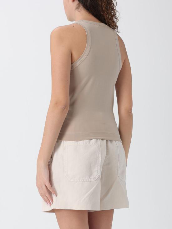 26SS 브루넬로 쿠치넬리 민소매 티셔츠 M0T18HK500 C8539 Beige - BRUNELLO CUCINELLI