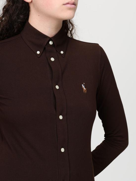 26SS 폴로 랄프로렌 셔츠 211924258 501 Brown - POLO RALPH LAUREN