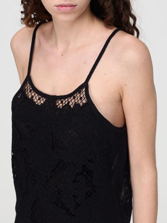 26SS 트윈셋 민소매 티셔츠 261TP2580 00006 Black - TWINSET