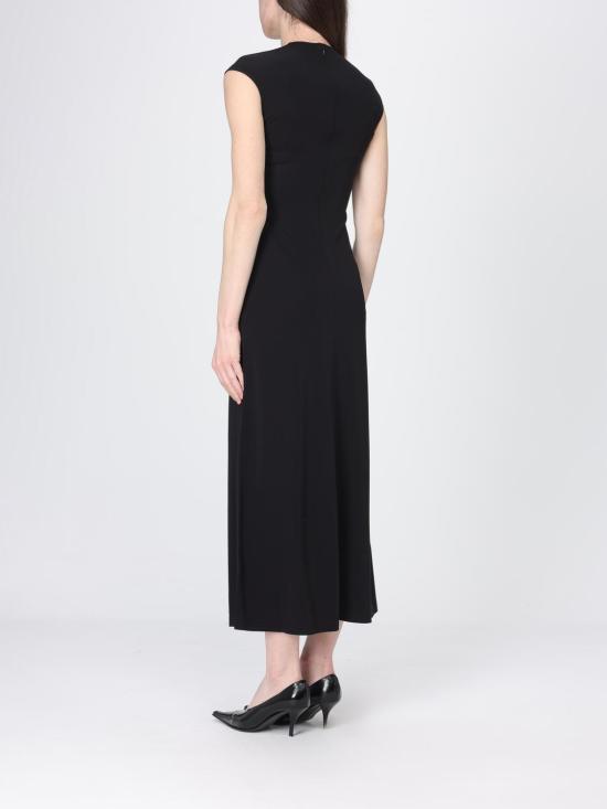 26SS 토템 롱 원피스 252WRD0188FB0162 001 Black - TOTEME