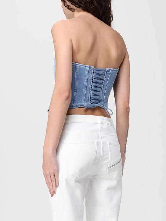 26SS 엘리자베타프랜치 블라우스 JT02D61E2 192 Blue - ELISABETTA FRANCHI