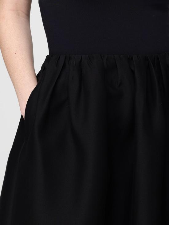 26SS 토템 롱 스커트 261WRB0389FB0567 001 Black - TOTEME