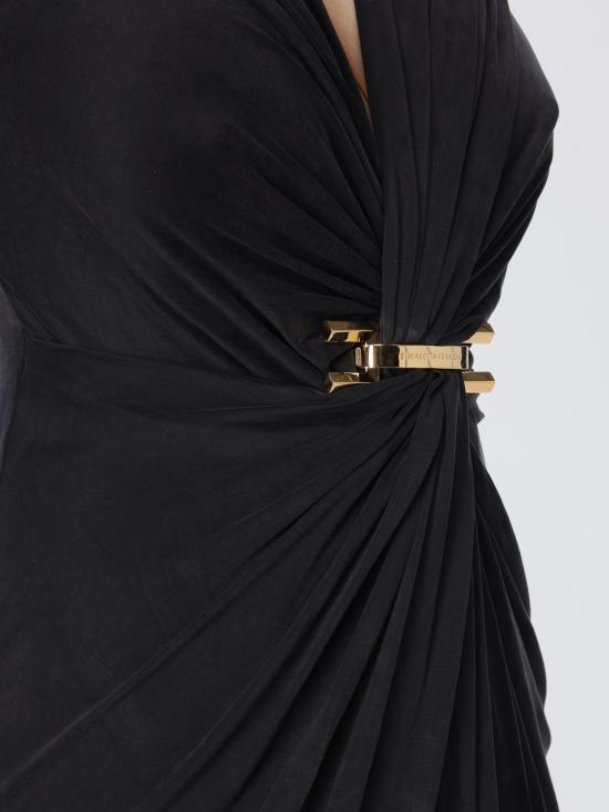 26SS 엘리자베타프랜치 롱 원피스 ABR2961E2 110 Black - ELISABETTA FRANCHI