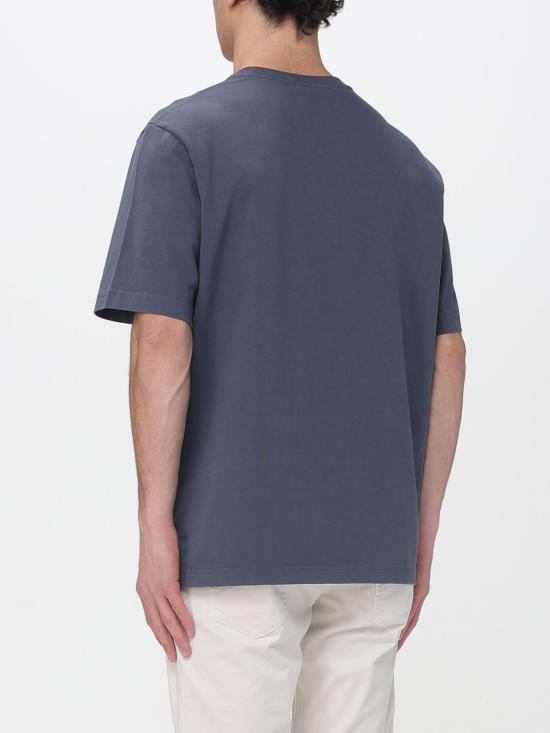 26SS 메종키츠네 드레스드 폭스 컴포트 티셔츠 QM00101KJ7025 0422 Blue - MAISON KITSUNE