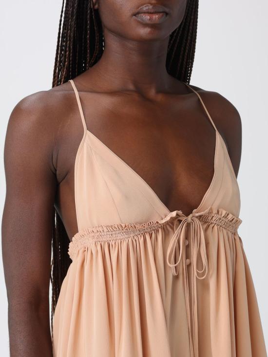 26SS 끌로에 롱 원피스 CH26SRO62005 285 Pink - CHLOE