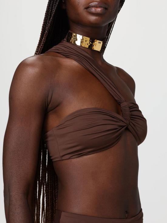 26SS 엘리자베타프랜치 원피스 수영복 CS08M61E2 644 Brown - ELISABETTA FRANCHI