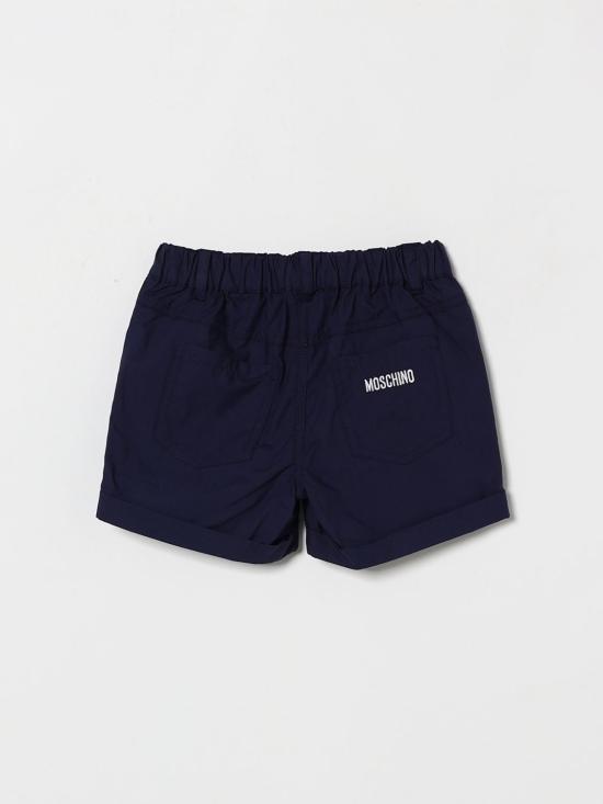 26SS [키즈] 모스키노 쇼츠/버뮤다 MNQ00RLLA10 40016 Blue - MOSCHINO