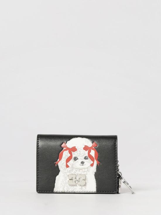 26SS 가니 부 플랩 카드 홀더 B3010125 099 Black