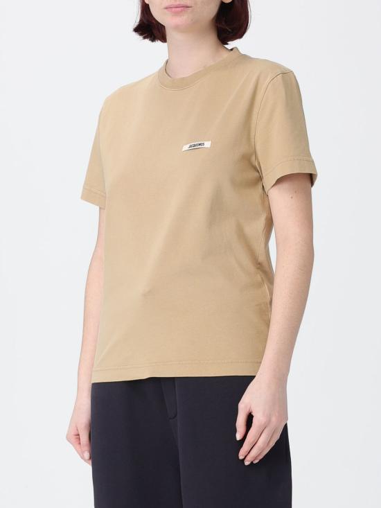 26SS 자크뮈스 반팔 티셔츠 TSW00550AJ00029 180 Sand - JACQUEMUS