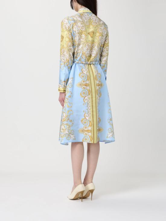 26SS 베르사체 롱 원피스 10186221A17165 5Y580 Yellow - VERSACE