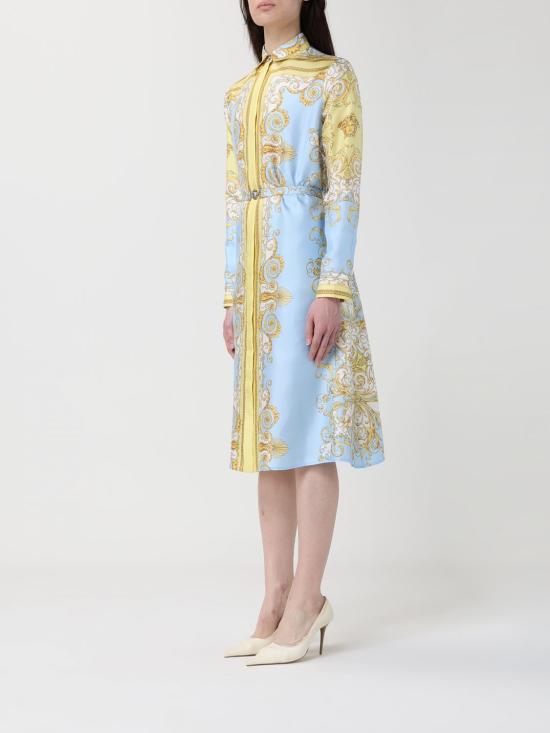 26SS 베르사체 롱 원피스 10186221A17165 5Y580 Yellow - VERSACE