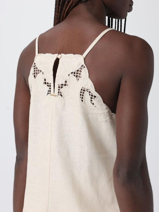 26SS 트윈셋 민소매 티셔츠 261TP2311 00059 Pearl - TWINSET