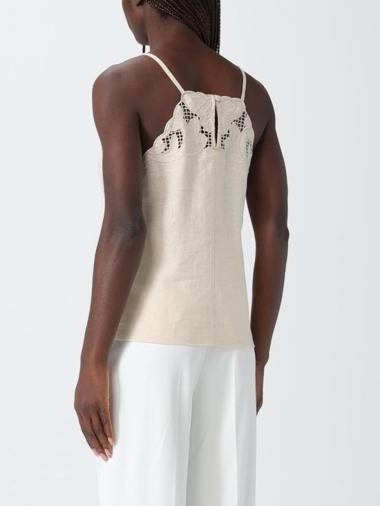 26SS 트윈셋 민소매 티셔츠 261TP2311 00059 Pearl - TWINSET