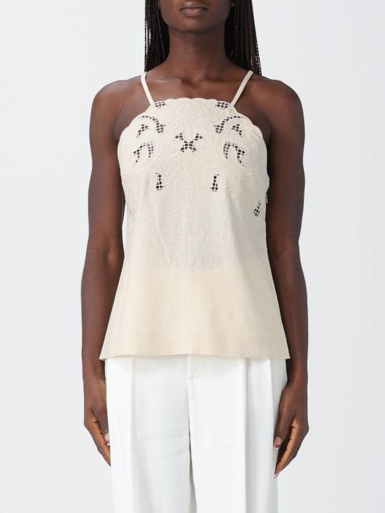 26SS 트윈셋 민소매 티셔츠 261TP2311 00059 Pearl