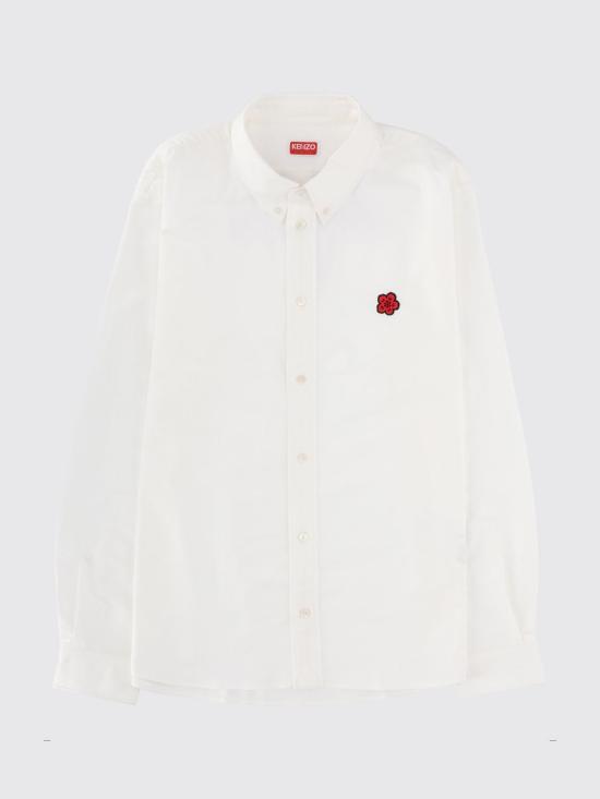 26SS 겐조 긴팔 셔츠 FG55CH4109LO 01 White - KENZO