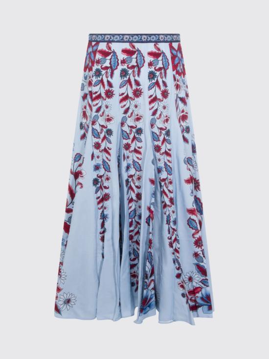 26SS 팜 리오 롱 스커트 350084 26072 Blue - FARM RIO